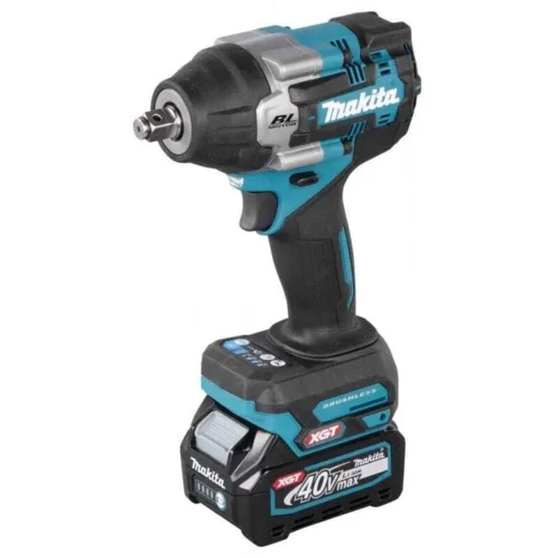 foto del prodotto makita tw007gm201 avvitatore ad impulsi 40v xgt brushless 4.0 ah