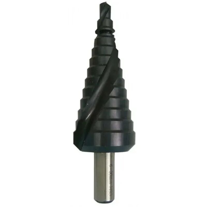 foto del prodotto makita utensile conico a gradino con taglienti alto rendimento per inox 6 38 x 12