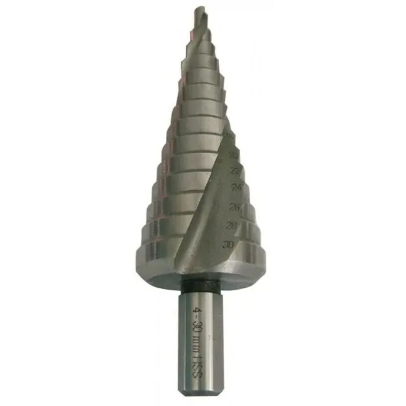 foto del prodotto makita utensile conico a gradino con taglienti elicoidali per metallo 6 37 x 12