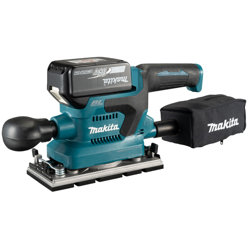 foto del prodotto makita utensili levigatrice orbitale a batteria 18v, senza batteria e caricabatterie dbo382z