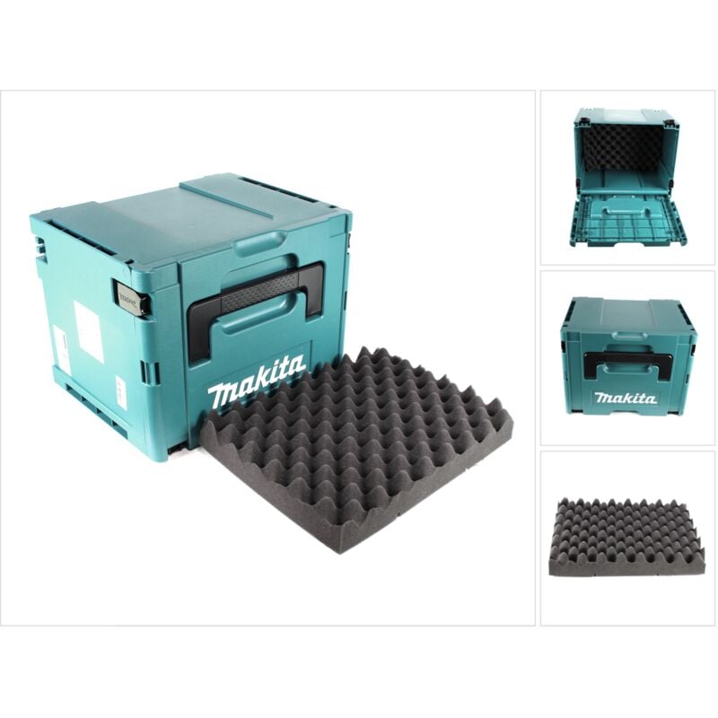 foto del prodotto makita valigetta makpac 4 inserto universale in schiuma espansa