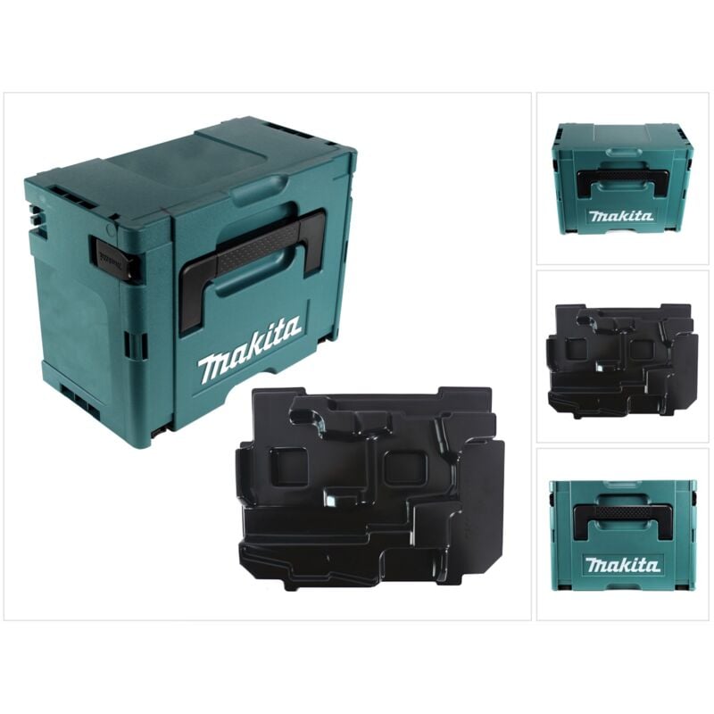foto del prodotto makita valigetta portautensili makpac 3 con inserto per bjv djv 141 181 821551 8 837789 5 