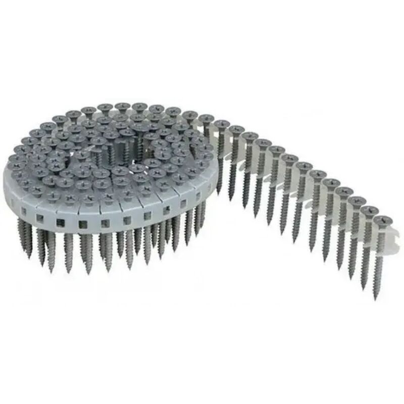 foto del prodotto makita viti nastrate ph2 a filo fino per fissaggio 2000 pz. 3,5x28 mm metallo