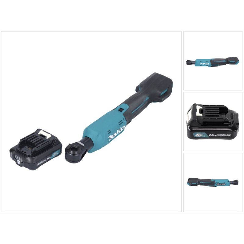 foto del prodotto makita wr 100 da1 avvitatore a cricchetto a batteria 12 v 47,5 nm 1 4 3 8 1x batteria 2,0 ah senza caricabatterie
