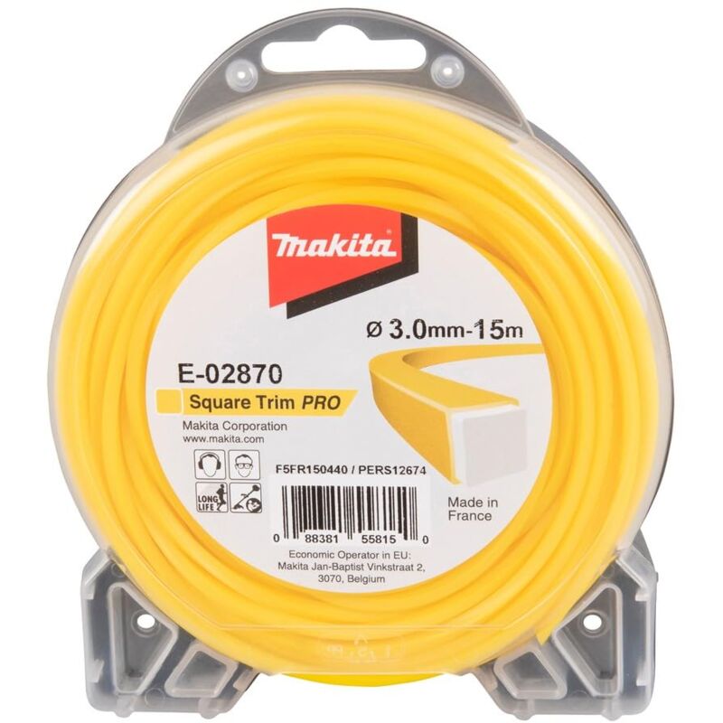 foto del prodotto makita y ka nylonowa kwadrat 3,0mm 15m