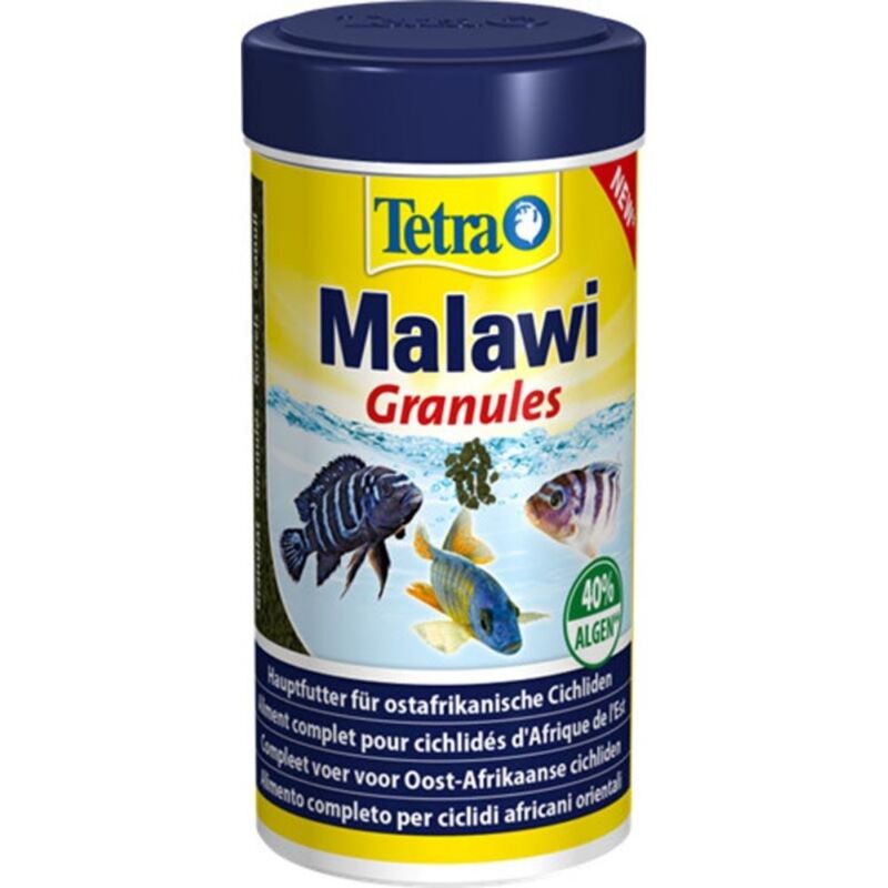 foto del prodotto malawi granules 250ml 93gr mangime in granuli per ciclidi africani tetra