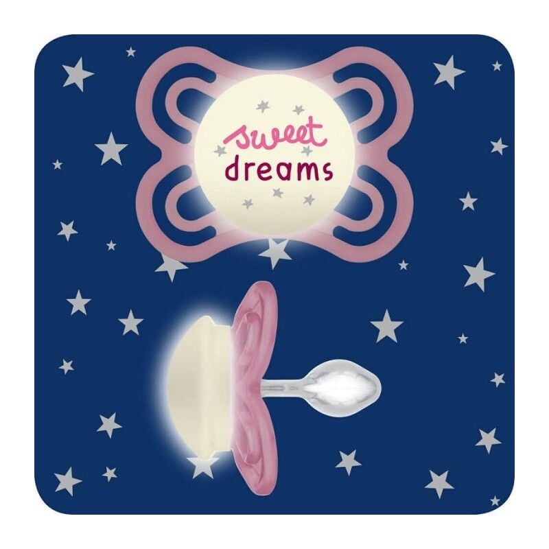 foto del prodotto mam ciuccio perfect night 2 6 mesi rosa silicone