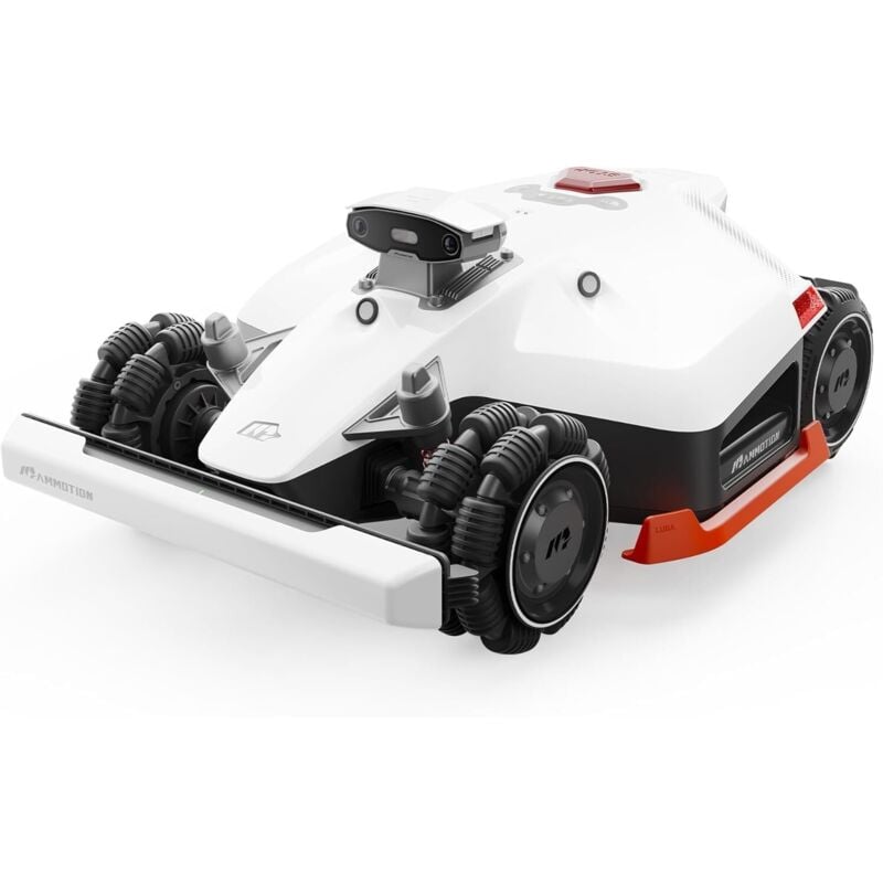 foto del prodotto mammotion luba 2 awd 5000x robot tagliaerba senza fili perimetrali, auto mappaturae, visione ai 3d, pendenze 80 , altezza taglio 25 70mm, con modulo