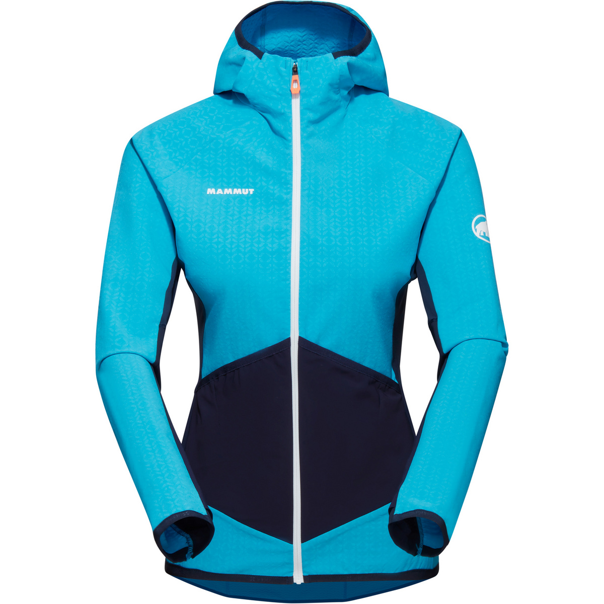 foto del prodotto mammut donna giacca ibrida con cappuccio eiger speed ml