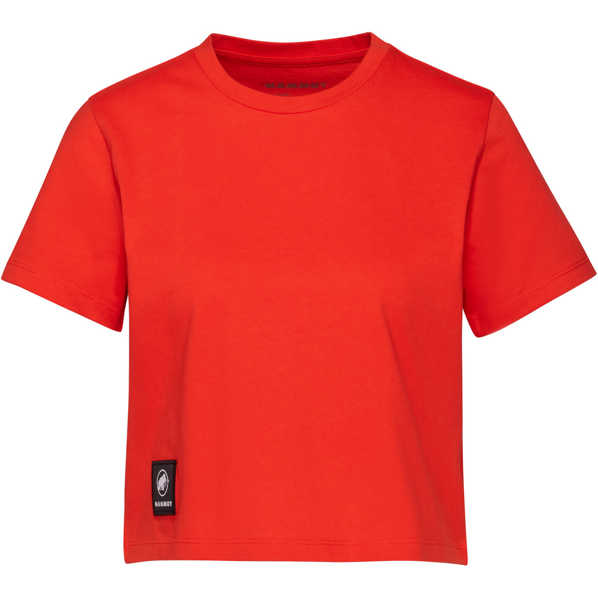 foto del prodotto mammut donna maglia a manica corta massone cropped patch