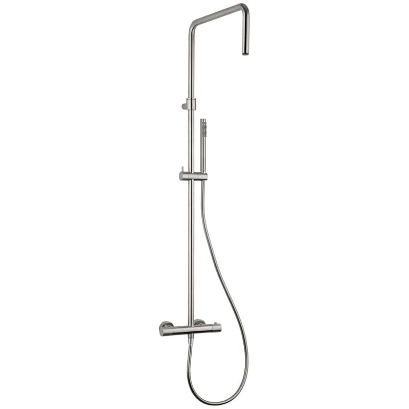 foto del prodotto mamoli colonna doccia in acciaio inox aisi 316 miscelatore termostatico e getto diffusore tuttodunpezzo 37170000002a acciaio inox