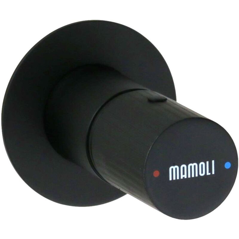 foto del prodotto mamoli miscelatore monocomando da incasso per doccia 1 uscita colore nero opaco tuttodunpezzo 37300000002k nero opaco