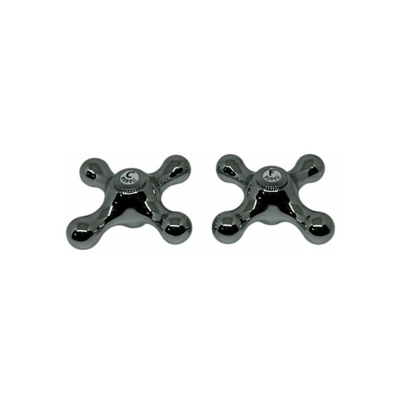 foto del prodotto mamoli ricambio coppia maniglia cromo per rubinetteria epoca v0200010e001