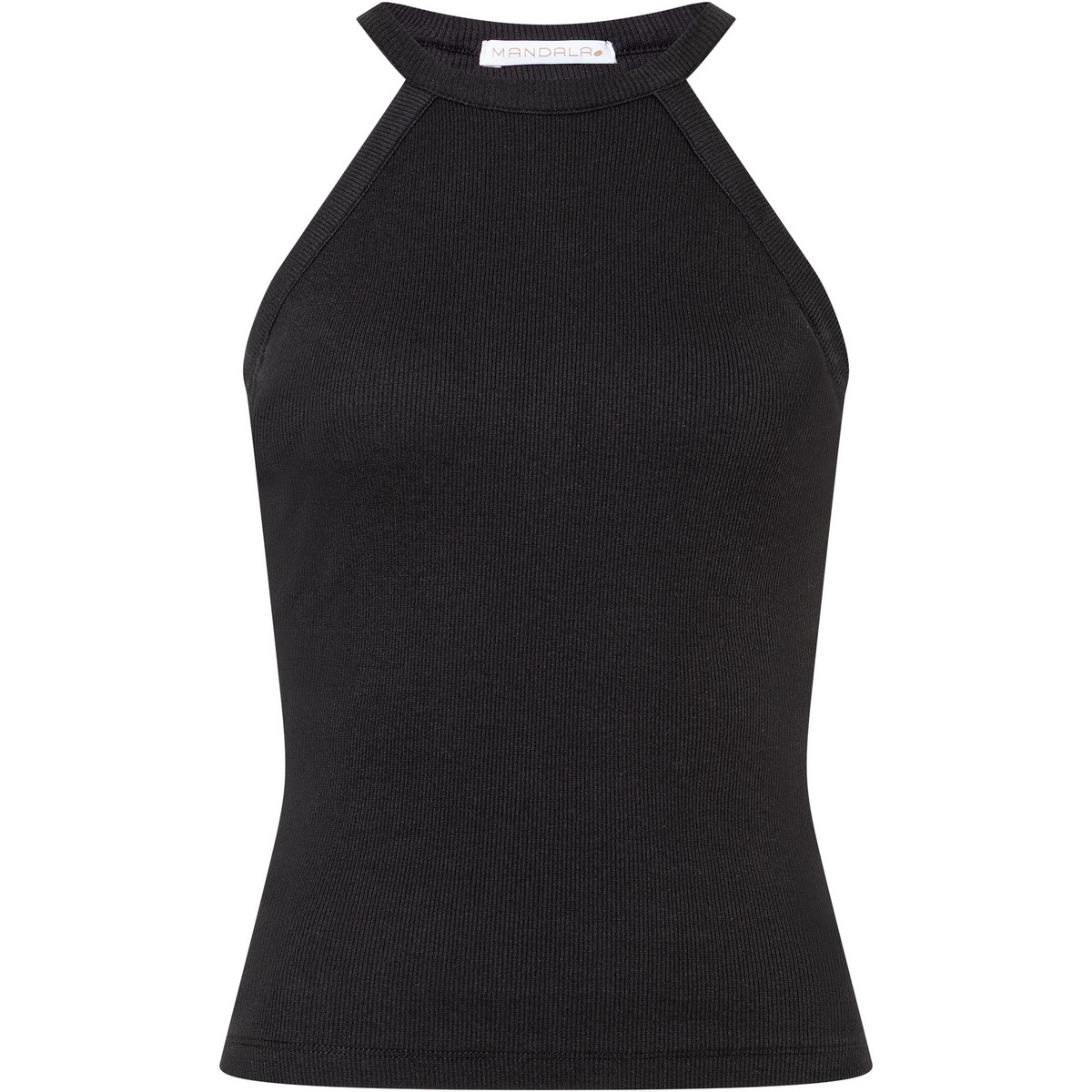 foto del prodotto mandala donna top ribbed halterneck