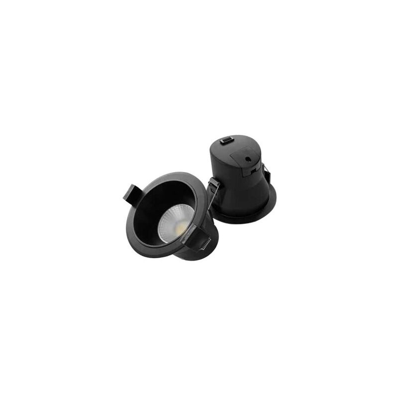 foto del prodotto mandani led da incasso anello tondo 7w 3000 4000 6000k nero