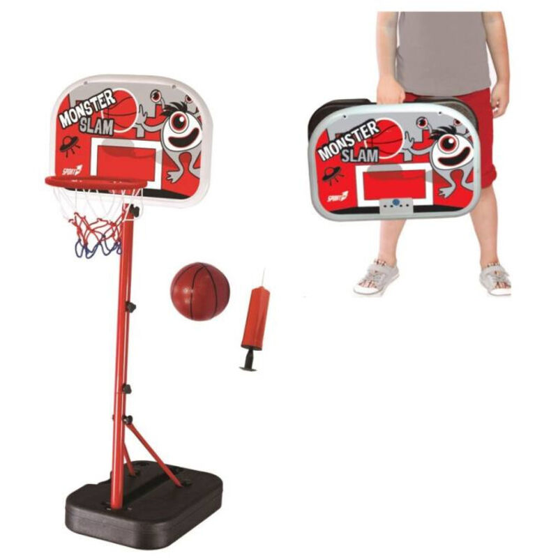 foto del prodotto mandelli piantana basket monster slam misura regolabile 138 166 cm.