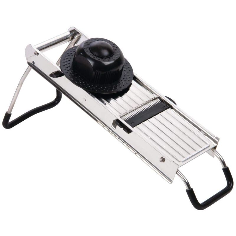 foto del prodotto mandolina 135 x 400 mm in acciaio inox pelapatate affettatrice cutter chopper cucina vogue