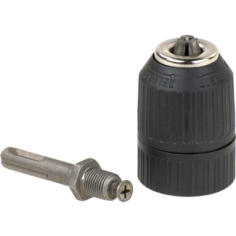 foto del prodotto mandrino a chiusura rapida con adattatore sds plus 2 13 mm