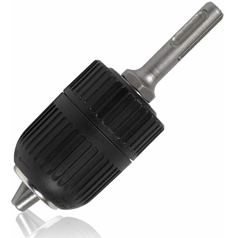 foto del prodotto mandrino autoserrante da 2-13 mm con adattatore sds da 1 2 pollice, utensile di conversione per mandrino autoserrante per impieghi gravosi rimovibile