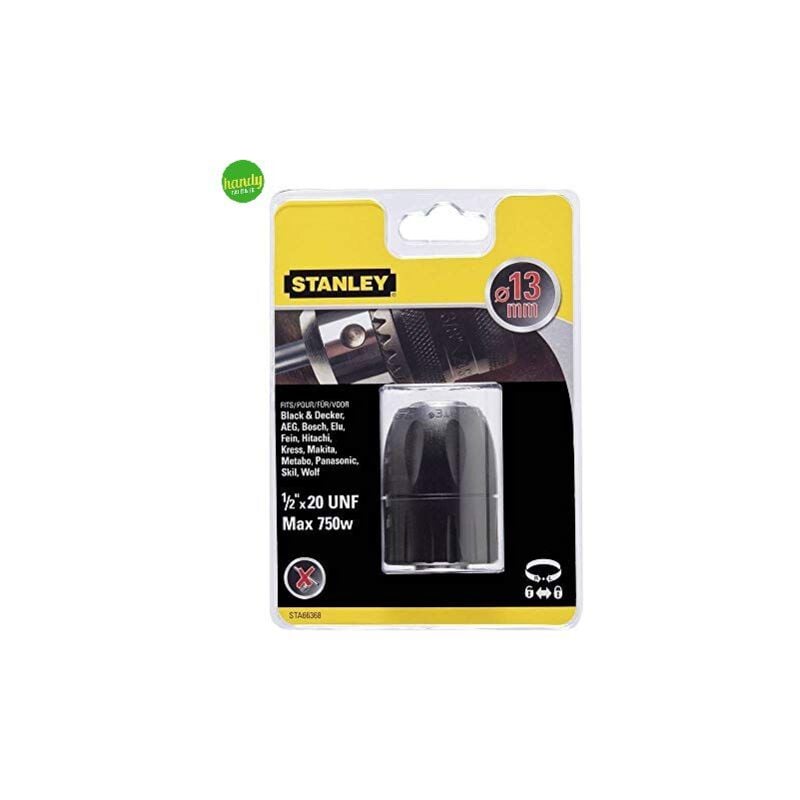 foto del prodotto mandrino autoserrante stanley 1 2 x 20 unf. 13 mm