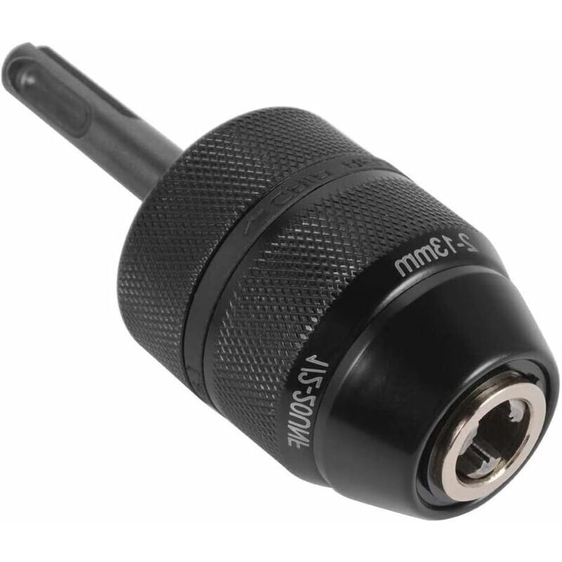 foto del prodotto mandrino autoserrante universale, adattatore sds mandrino autoserrante a chiusura rapida mandrino professionale per carichi pesanti da 2 13 mm