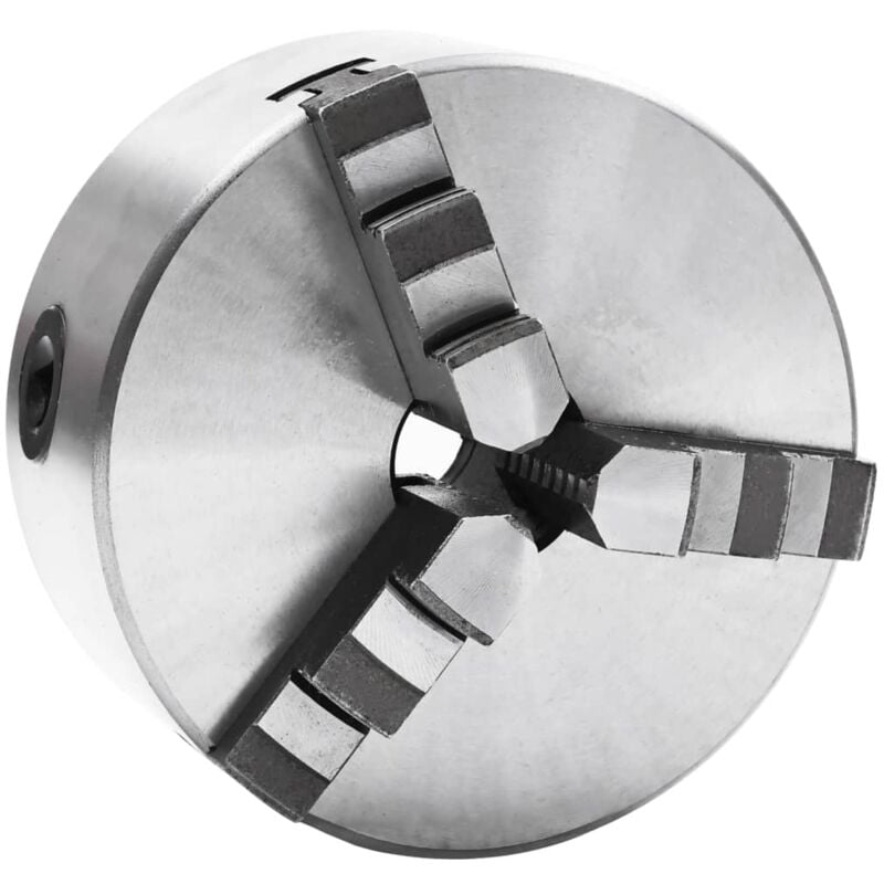 foto del prodotto mandrino per tornio a 3 griffe autocentrante 125 mm in acciaio vidaxl