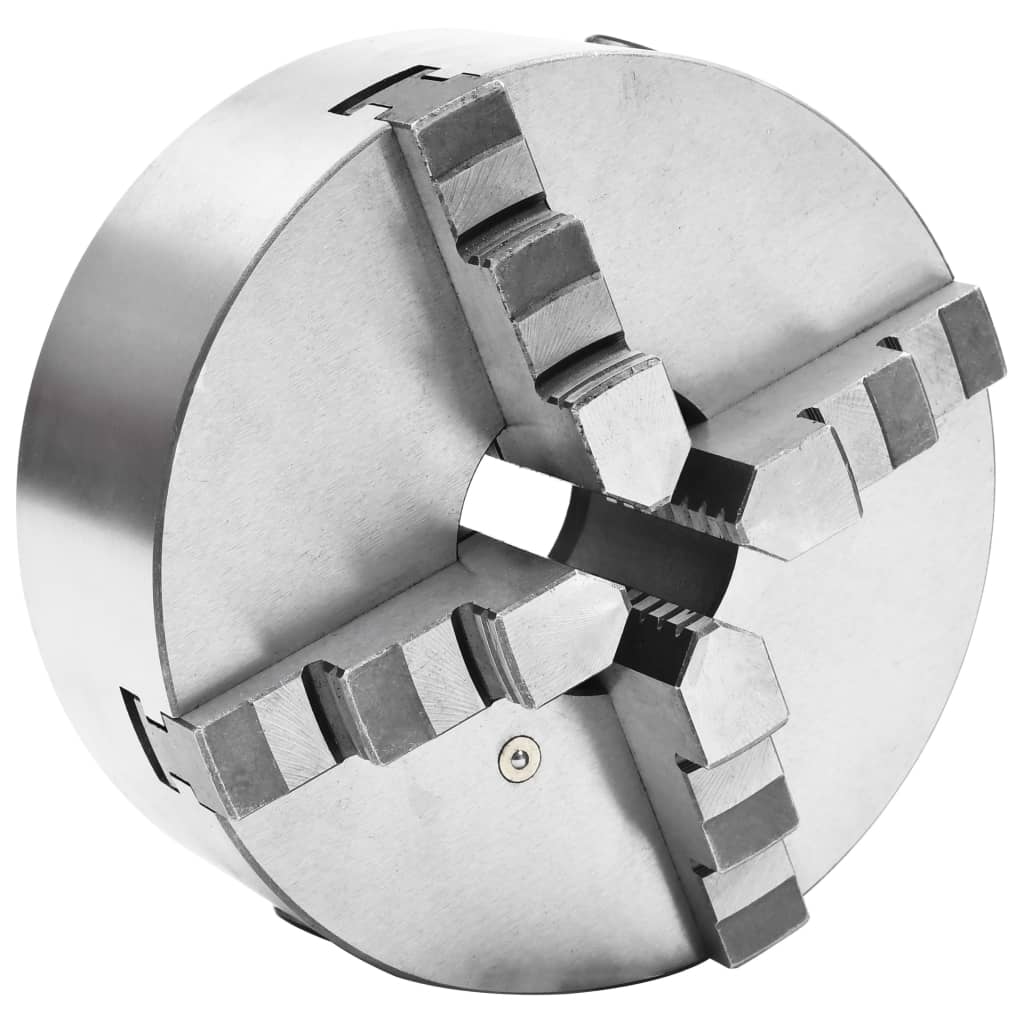 foto del prodotto mandrino per tornio a 4 griffe autocentrante 200 mm in acciaio