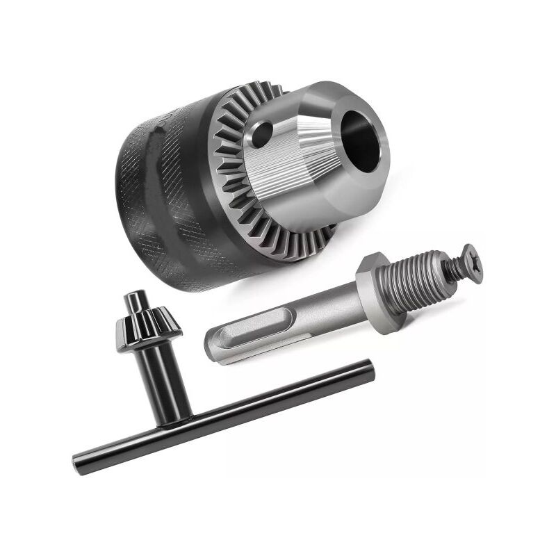 foto del prodotto mandrino per trapano a cremagliera 13mm adattat. sds per punte max 16mm