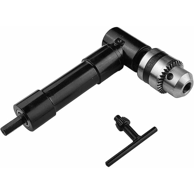 foto del prodotto mandrino per trapano ad angolo retto ymyny mandrino per trapano ad angolo retto autoserrante a 90 , utensile di prolunga per trapano elettrico con