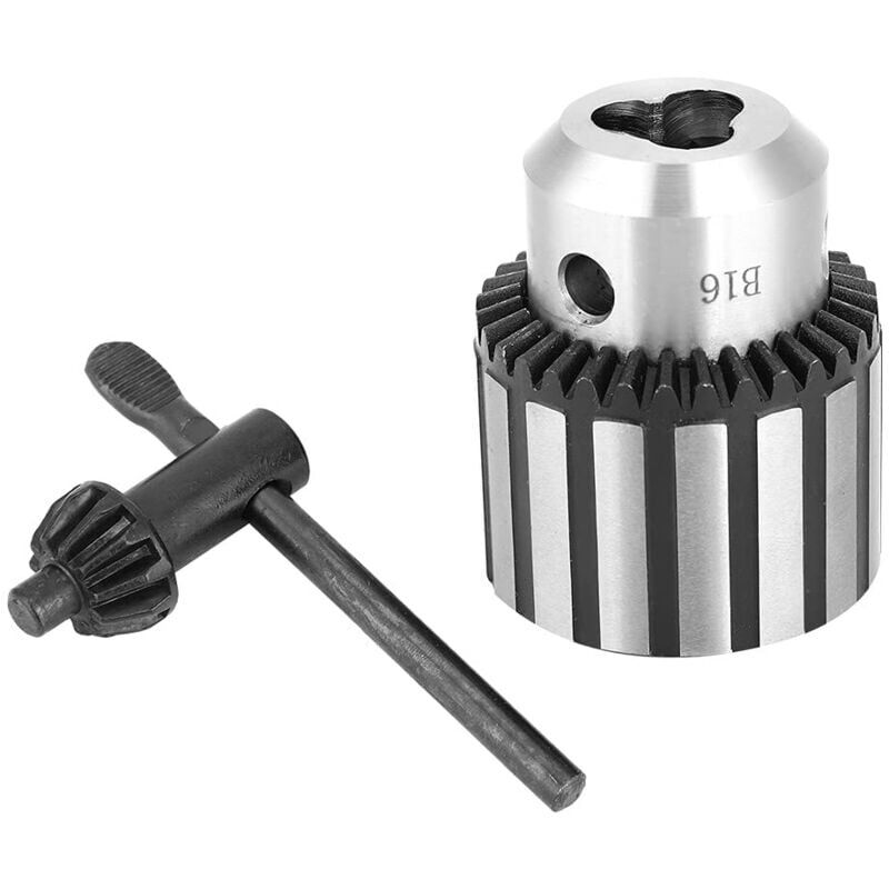 foto del prodotto mandrino per trapano con chiave, 0,5 13 mm b16 accessori per utensili elettrici parti per trapano mandrino per trapano da banco