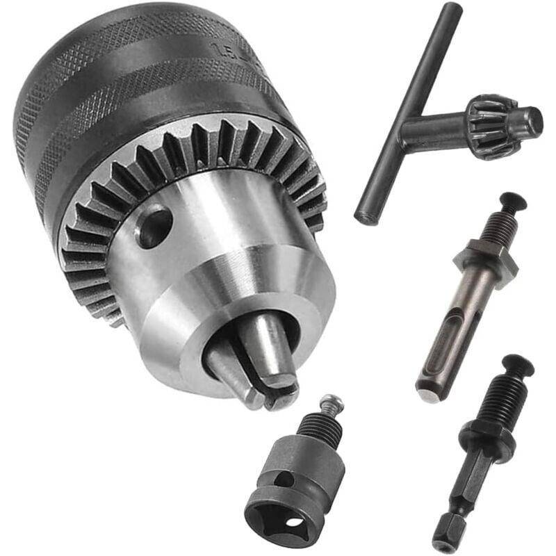 foto del prodotto mandrino per trapano da 1,5 13 mm mandrino per trapano a cambio rapido da 1 2 20 unf per conversione trapano elettrico,