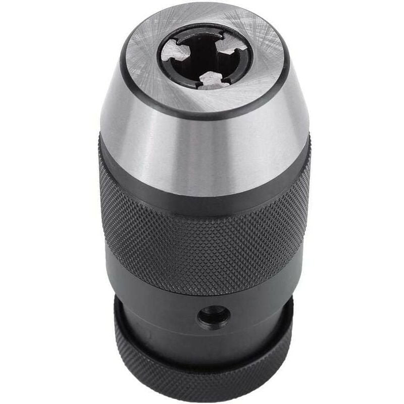 foto del prodotto mandrino per trapano per impieghi gravosi, 1 pz. 0 13 mm 1 2 b16 mandrino per trapano autoserrante in acciaio senza chiave per tornio mandrino per