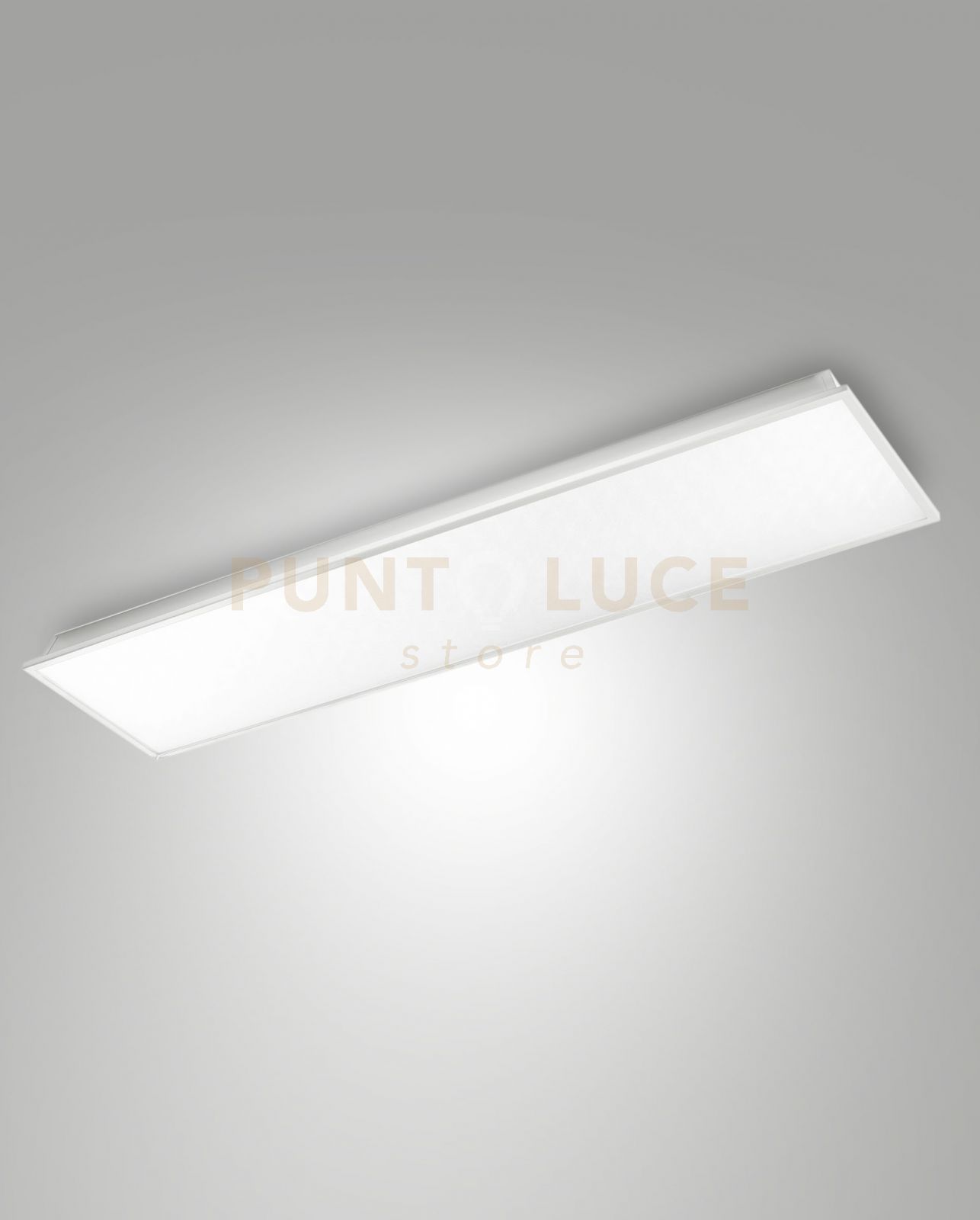 foto del prodotto manet plfoniera incasso 30x120cm ww prismatic cri90 dimmerabile 0 10v 3000k 5100lm 40w
