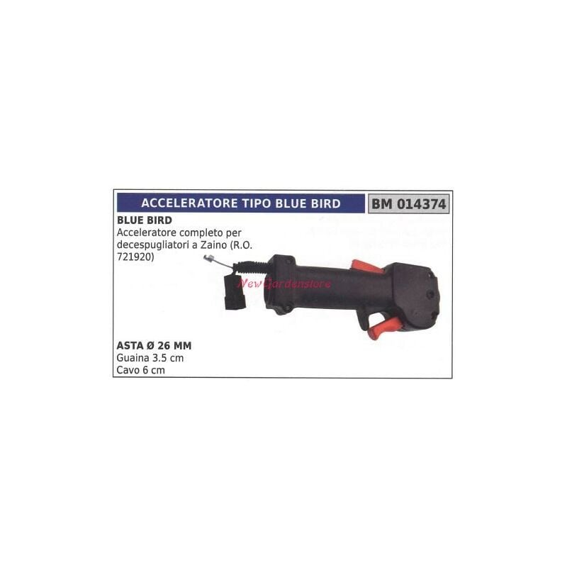foto del prodotto manettino acceleratore bluebird decespugliatore a zaino 014374