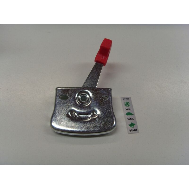 foto del prodotto manettino acceleratore metallo trattorino rasaerba tagliaerba universale 300220