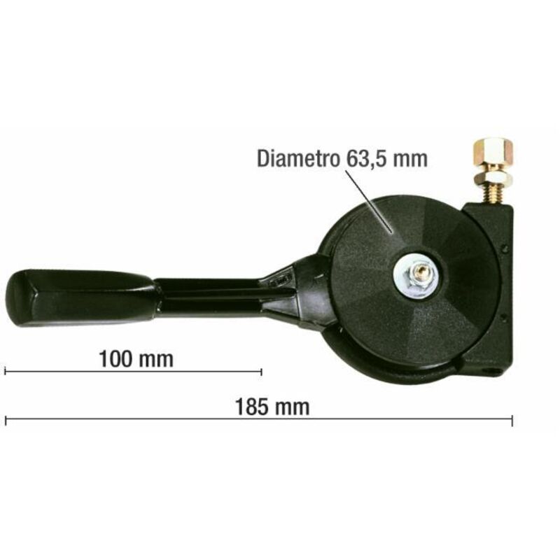 foto del prodotto manettino acceleratore per trattore con gambo dritto