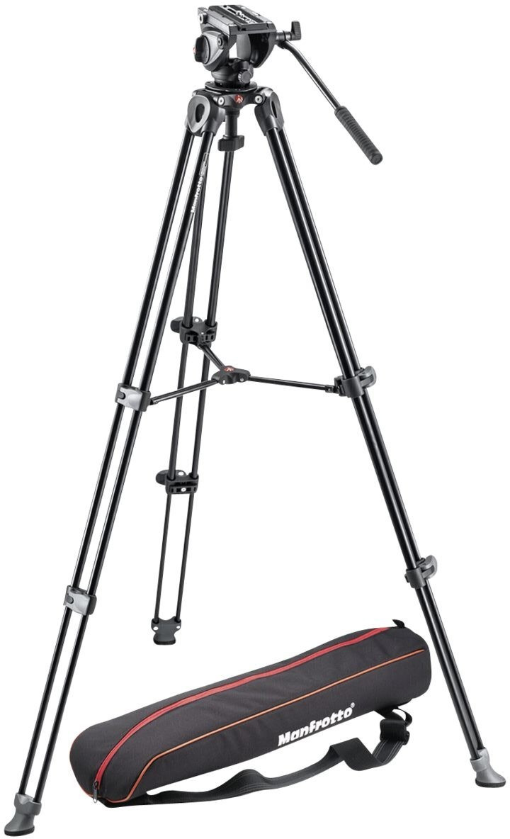 foto del prodotto manfrotto mvk500am treppiede fotocamere digitali film 3 gamba gambe nero