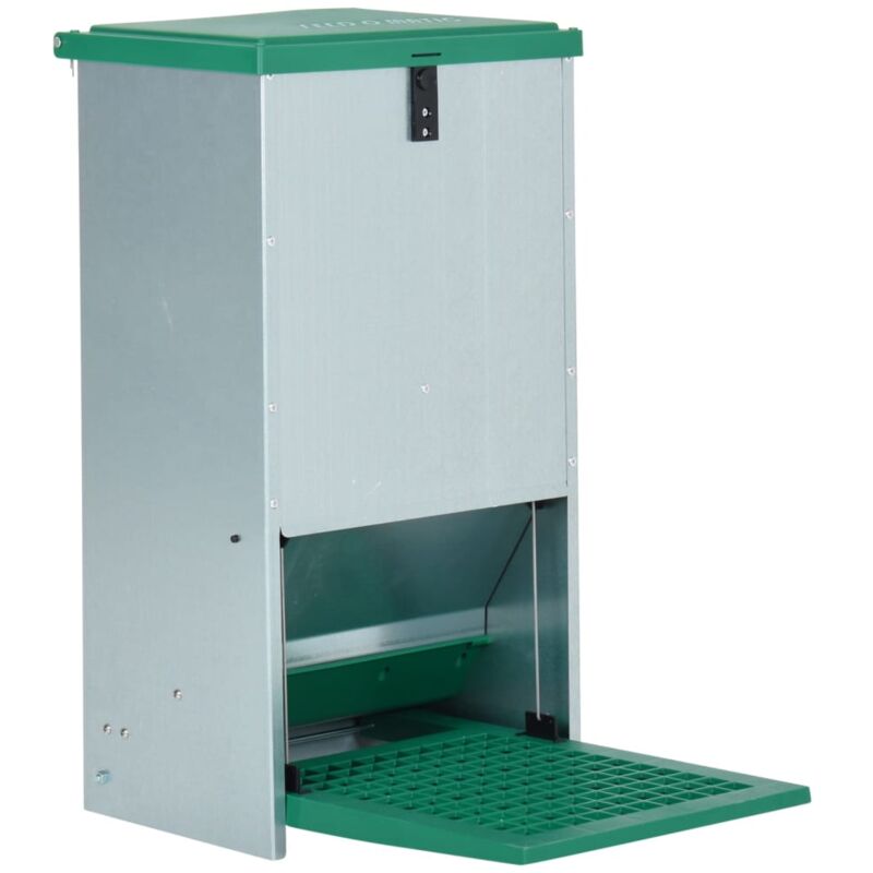 foto del prodotto mangiatoia automatica per pollame feedomatic con pedale 20 kg vidaxl
