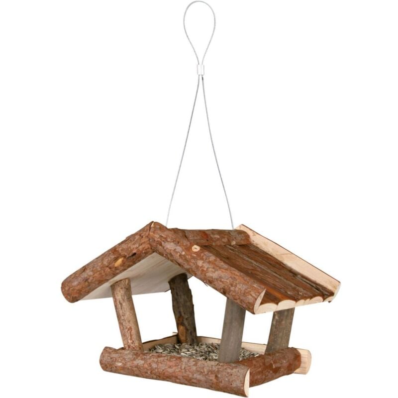 foto del prodotto mangiatoia natural living, 32×23×20cm per uccelli