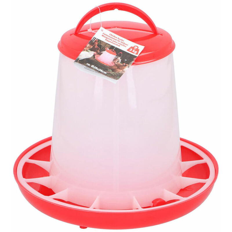foto del prodotto mangiatoia per pollame lifetime 3 kg 25 x 26 cm