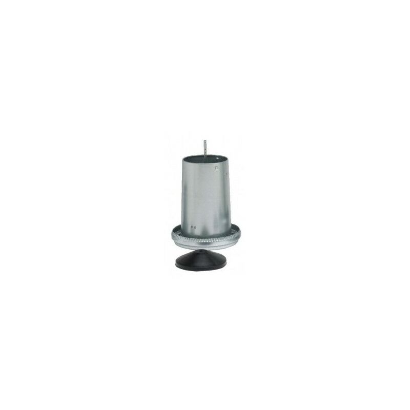 foto del prodotto mangiatoia zincata per pulcin 5kg con coperchio contro fratelli