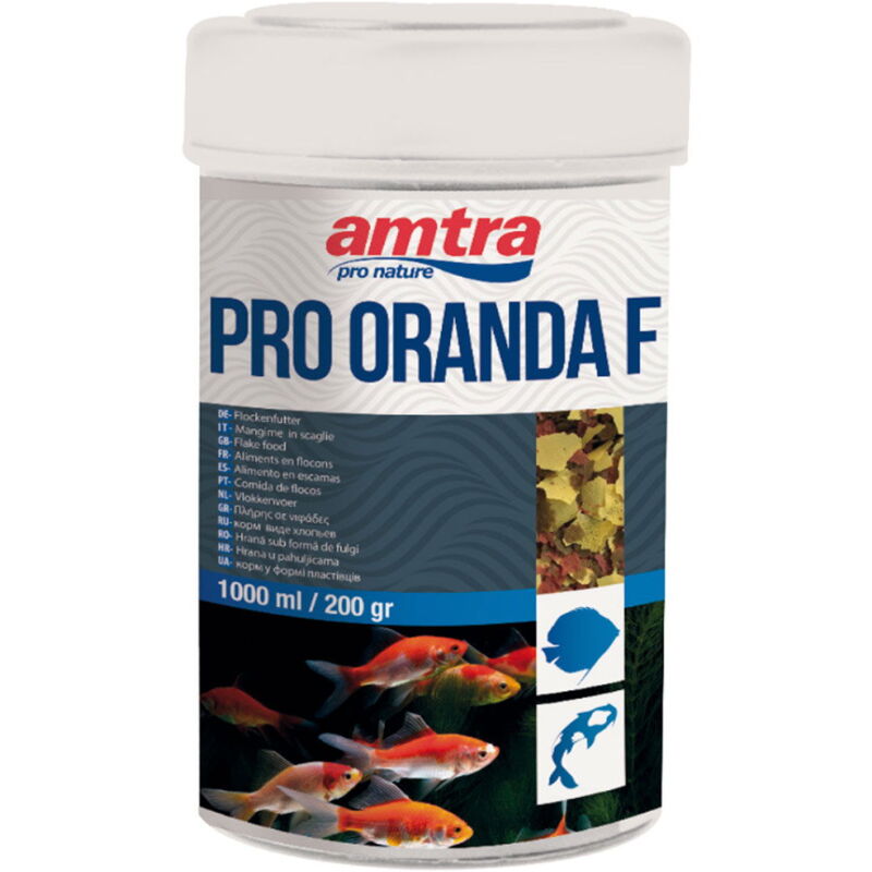 foto del prodotto mangime in scaglie per pesci rossi ed affini pro flakes oranda 1000 ml