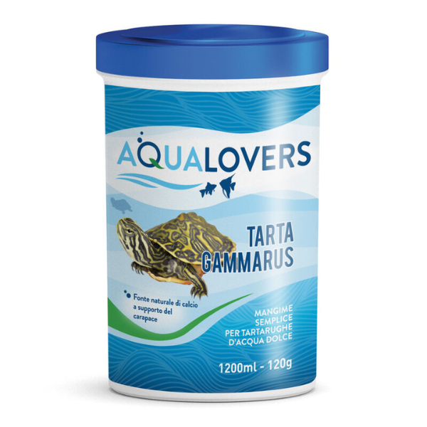foto del prodotto mangime per tartarughe d acqua dolce tarta gammarus aqualovers 120 gr cibo per tartarughe 1 ordine scegli lo sconto bzr5 bzr20 200 punti fedelt 