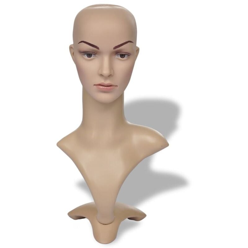 foto del prodotto manichino testa donna a vidaxl