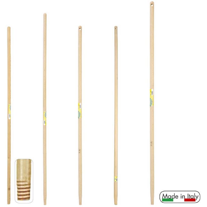 foto del prodotto manico legno cm 130 filetto verdemax
