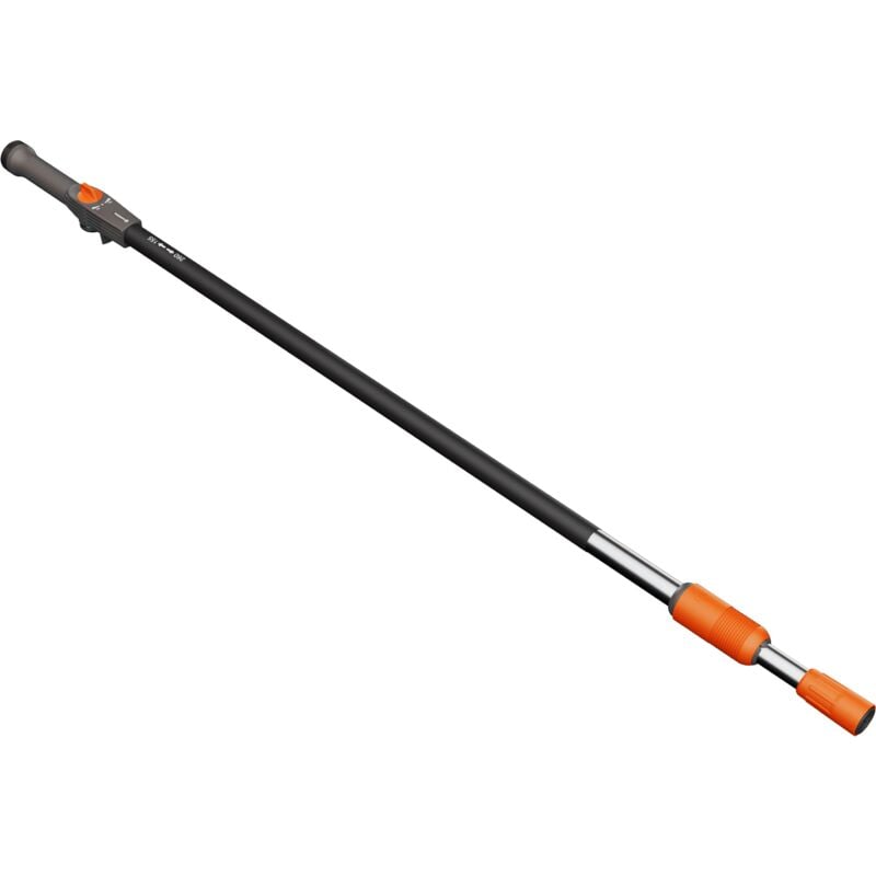 foto del prodotto manico telescopico cleansystem, m xl, lunghezza regolabile 155 260 cm, regolatore del flusso d acqua, miscelatore sapone 18804 20 gardena