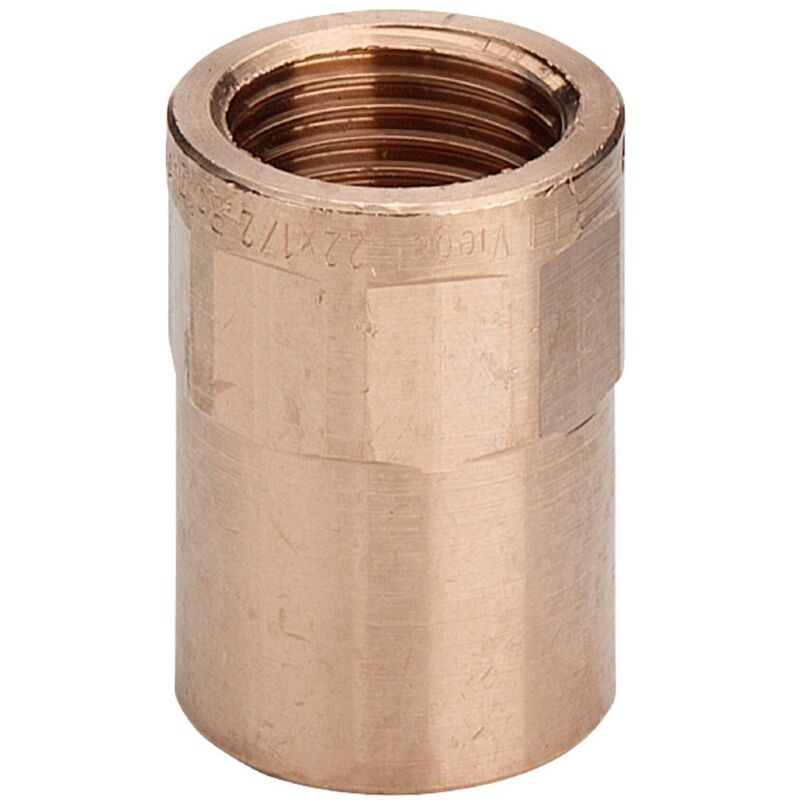 foto del prodotto manicotto bronzo ff 18 3 4 estremit a saldare femmina, filettatura rp 102180