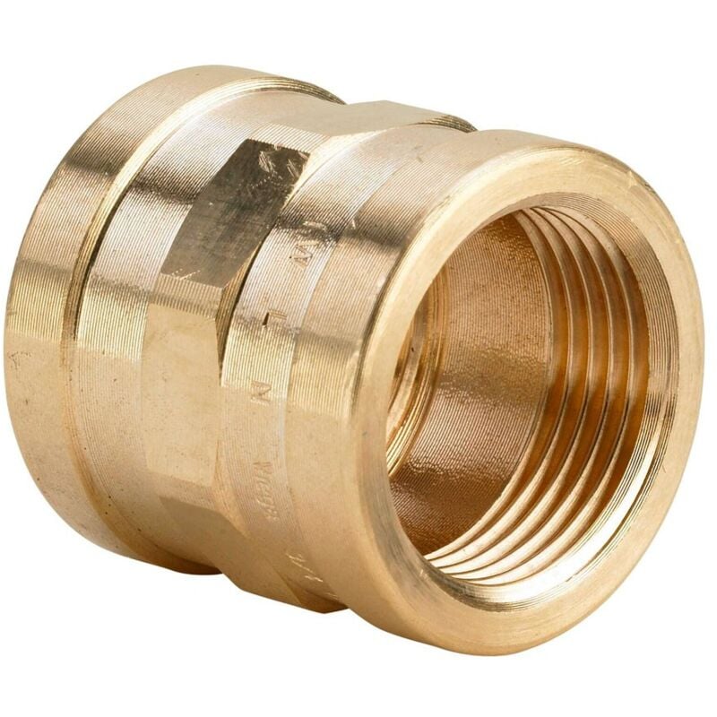 foto del prodotto manicotto con battente ff 1 2 bronzo, filettatura rp 266585