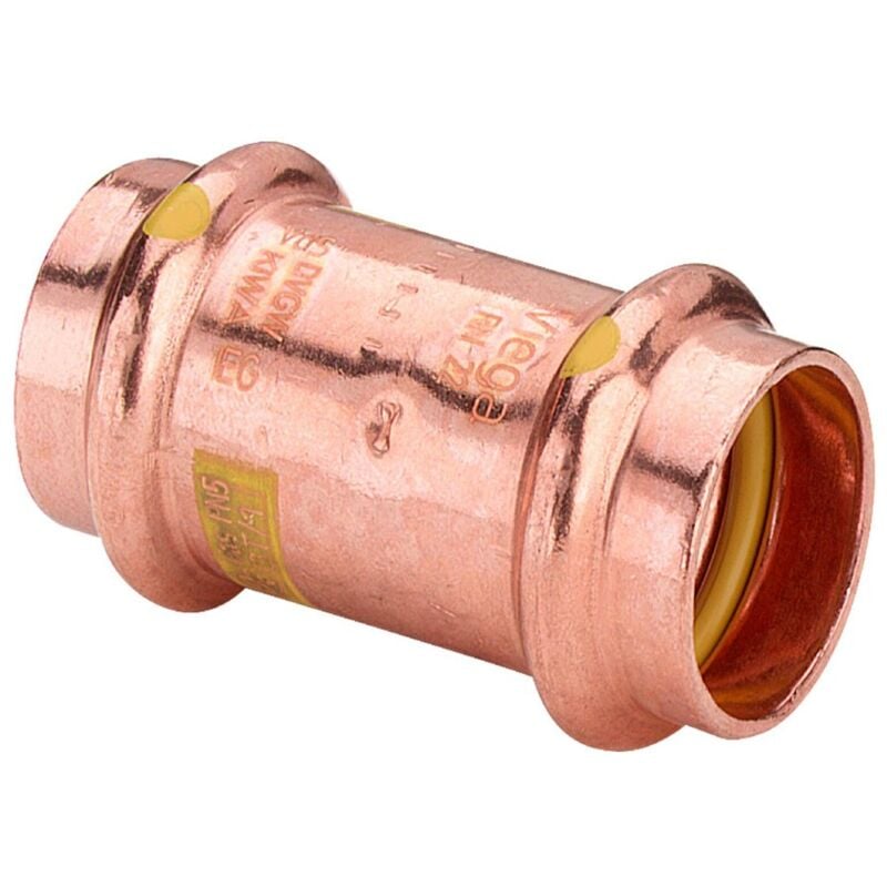 foto del prodotto manicotto con battente profipress g ff d. 22 con sc contur, rame, estremit a pressare femmina 346508