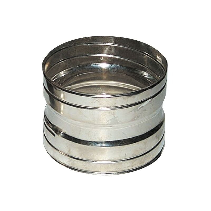 foto del prodotto manicotto di giunzione per tubo flessibile in acciaio e alluminio giunto tubo flessibile tubo flessibile 130 mm 00000051404
